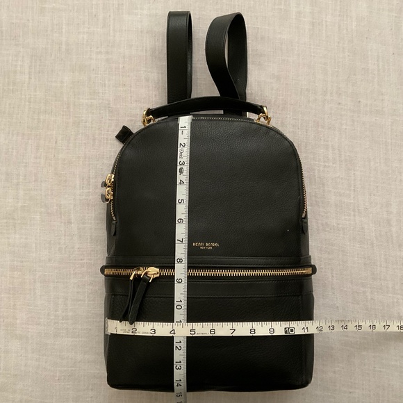 Henri Bendel Soho Black Pebble Leather Backpack main image 7